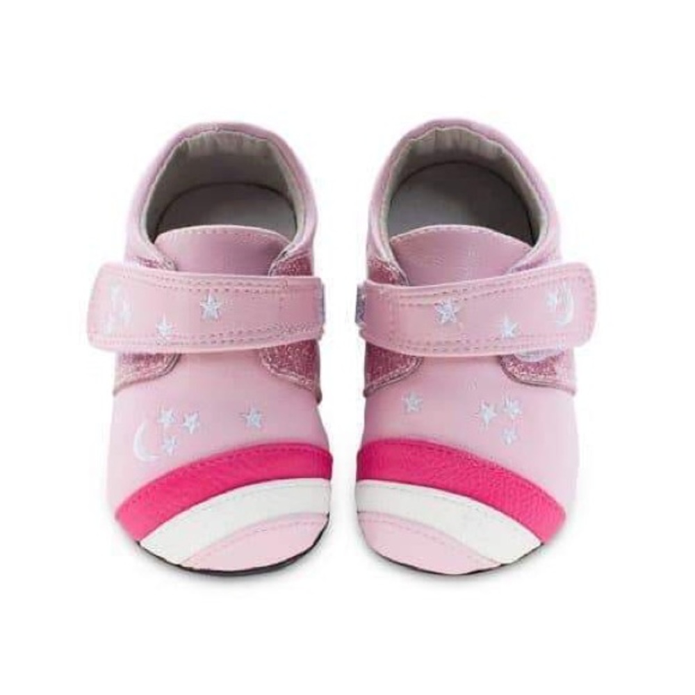 Jack & Lily Pink Sparkle Rainbow My Mocs